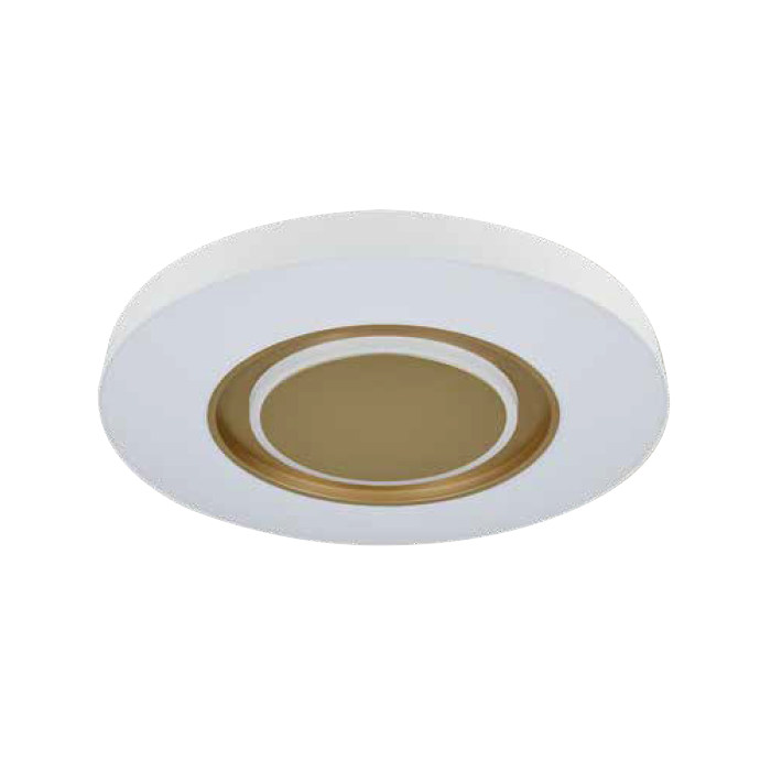 Hevvy – Plafon Devon Dourado 51cm 24W 3000K-6000K 48W 4000K LY-8736L DR